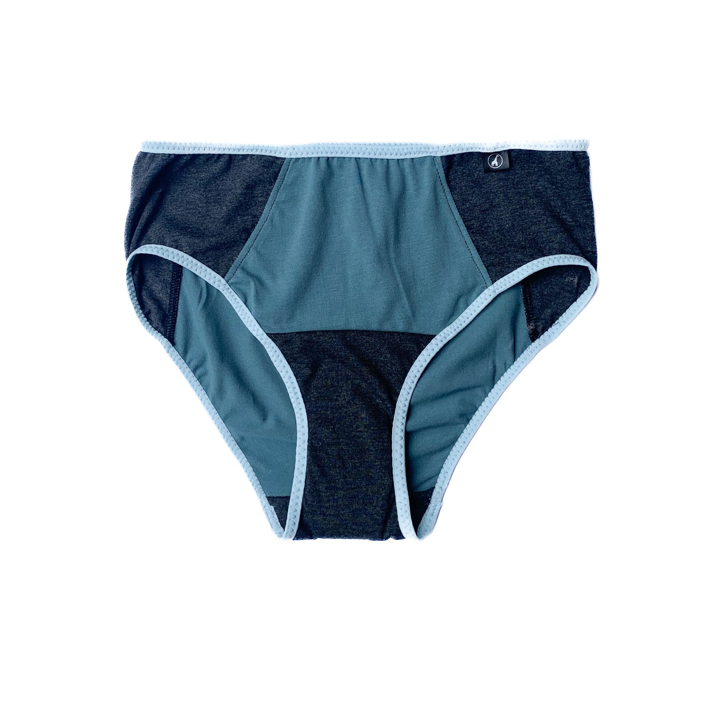 MIMI ∣ culotte menstruelle mini fuites ∣ taille régulière  ∣ Vert de gris