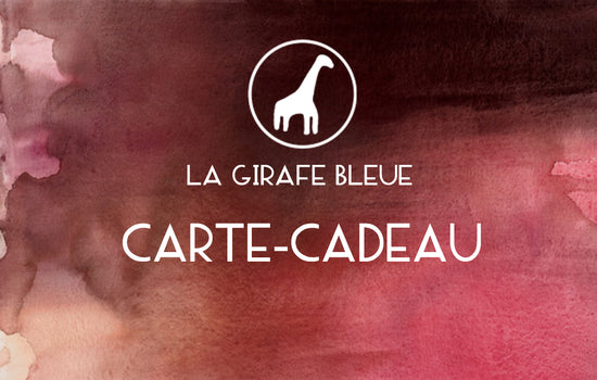 Carde-cadeau La Girafe Bleue