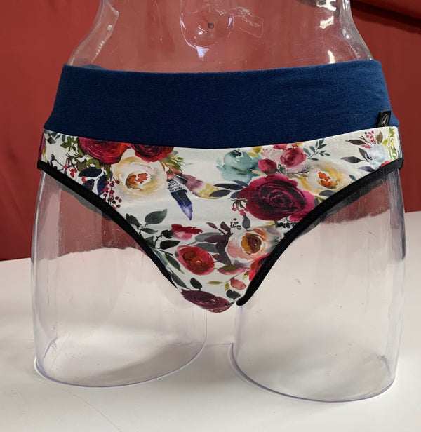 FLEURS | culotte hybride | taille cheeky